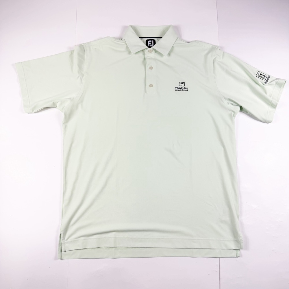 Footjoy Travelers Championship Men's Mint‎ Polo Shirt